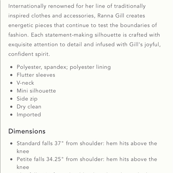 Anthropologie | SABATINA MINI DRESS | Sizes MP - Picture 8 of 8